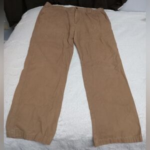 Weatherproof Tan Chinos Straight Leg Cotton 40x30